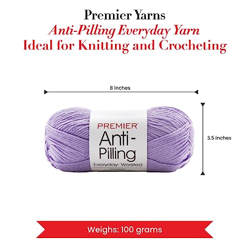 Hilo Anti-Pilling Premier Yarns African Violet para ropa sin bolitas ni pelusas 3