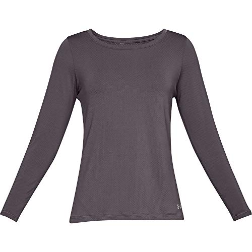 Image of Under Armour Women's Polyester Solid HG Armour Long Sleeve | 1328966-001
