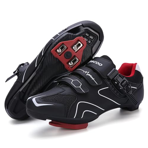 Image of KESCOO Unisex Cycling Shoes Compatible with Peloton Indoor Road Bike