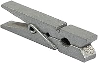 Vista 41 de JAM PAPER Wood Clip Clothespins - Small - 7/8 Inch - White - 50 Clothes Pins/Pack