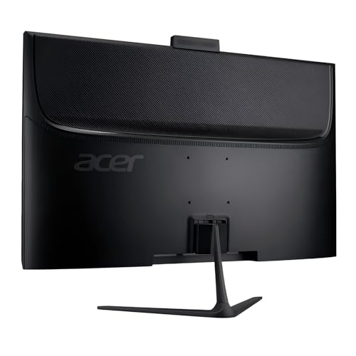 Image of Acer 27 inch FHD All-in-One Desktop Computer, 120Hz IPS Display, AMD Ryzen 7 5825U 8-Core Processor, 16GB RAM, 1TB SSD, Wi-Fi 6E, 2 MP Webcam, HDMI, USB Type-C, Wireless Keyboard & Mouse, Windows 11 Pro