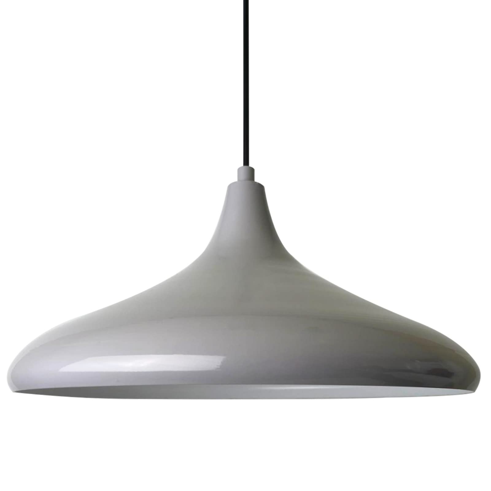 bamyum Ceiling Lights Living Room Kitchen I Champion I Metal Ø 35cm E27 Gray Pendant Light Fitting Light Shade Industrial Ceiling Lights Retro Lampshade - 8 Options for Colour