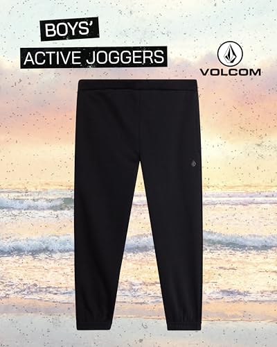 Volcom Boys' Core Joggers - Soft Cotton Blend Elastic Waistband Jogger Sweatpants - Durable Athletic Pants for Boys (4-16)2