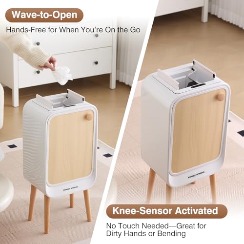 Papelera táctil sin contacto con sensor de movimiento 20L miniatura 6