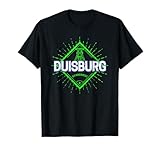 Duisburg Ciudad Alemania Retro Mina Vintage Vacación Camiseta