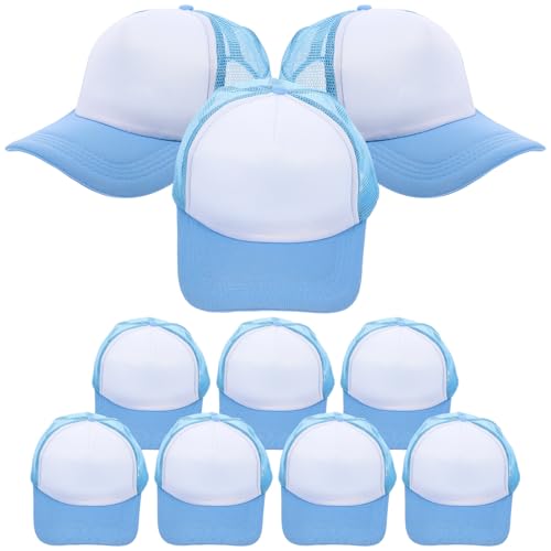 Casquettes de baseball en maille contre la chaleur : chapeaux été légers blancs