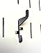 Wall Control Standard Slotted Hook Pack - Slotted Metal Pegboard Hooks Pegboard and Slotted Tool Board - Black