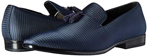 Stacy Adams Men's Tazewell Tassel Slip-On Loafer, Navy, 10.5 M Us #TOP6
