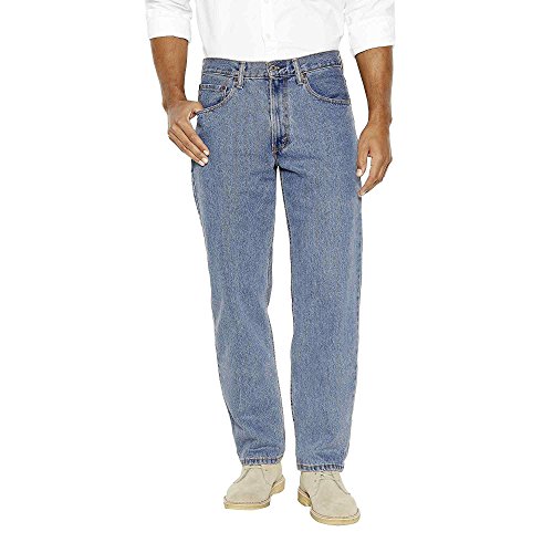 Levi's Men's 550 Relaxed Fit Jean, Light Stonewash, 42x34