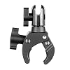 Tackform 20 Series All Metal Adjustable Bar Clamp -20mm Socket for Mounts with 20mm Ball - Rock Solid Quick Release Mounting for Motorcycle & Grab Bar - For 1/2 to 1-1/2 Diameter Bars