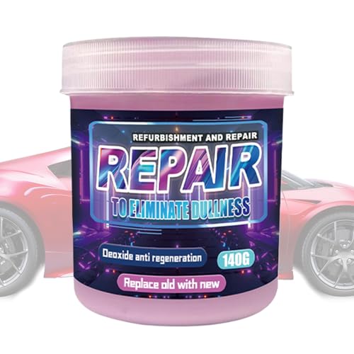 Cromado | 140 G De Removedor De Óxido Limpio Cromado Para Superficies Brillantes | Reparación De Rasguños Efectiva Y Cuidado De Metal 7cm | Para Automóvil, Motocicleta, Ventana, Rayas De Metal,