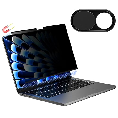 Magnetische privacyfilter 14-inch MacBook Pro 2021-2025 A2442-A3434, blauwlichtfilter, krasbestendig, magnetisch