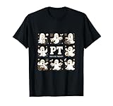 terapia fisica halloween fantasma medico fantasma fisico maglietta