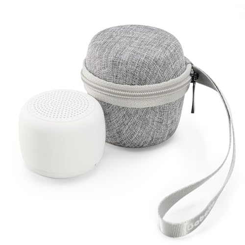 Image of Babelio Portable White Noise Machine + Travel Case in Grey, for Adults Kids Baby