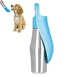 ♛ Superbe matériau: fabriqué en acier inoxydable et en polypropylène, le distributeur d'eau pour chiens est fabriqué sous un contrôle de qualité strict, avec une performance sûre, inodore et de qualité alimentaire conçue pour vos animaux de compagnie.