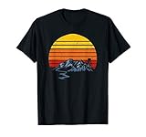 Mountainbike MTB Trikot Downhill Vintage Sonnenuntergang T-Shirt