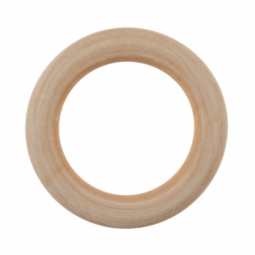 Trimits Beige - Macrame - Wooden Craft Ring - 5.5Cm
