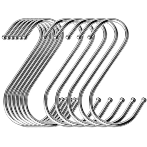 Yogopro 10 S Ganchos Cocina Metal Pasadores en Forma de S Metal Soportes Colgadores Arganchos...