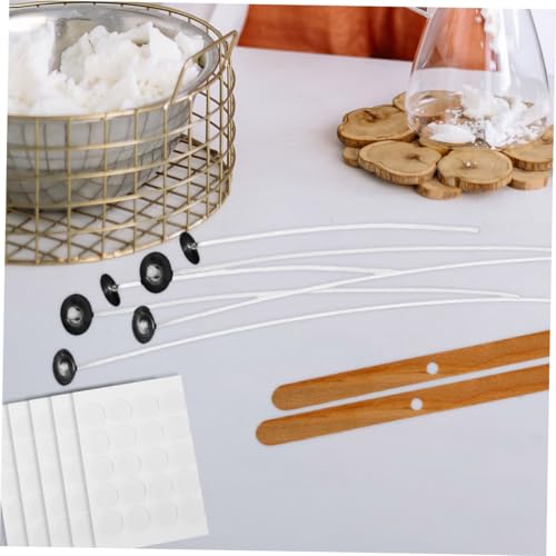 Kit para hacer velas con mechas y soportes miniatura 4