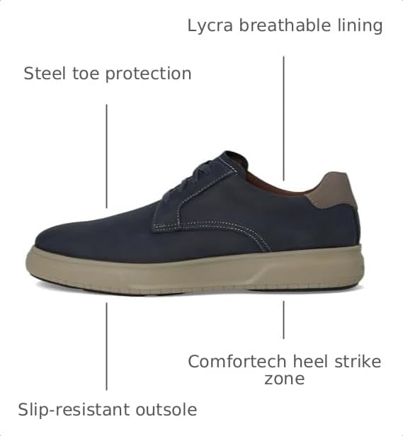 Image of Florsheim Work Premier Plain Toe ST Men's Oxford
