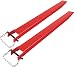 BestEquip 82 Inch Fork Extensions Accommodates 82 Inch Length 4.3Inch Width Pallet Forklift Extensions Heavy Duty Steel Pallet Fork Extensions for Forklift Lift Truck Forklift (82 Inch)