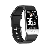 SUPBRO Fitness Armband mit Pulsmesser Wasserdicht IP68 Fitness Tracker Smartwatch ECG PPG Aktivitätstracker Pulsuhr Schrittzähler Uhr Sportuhr für Damen Herren für iOS Android