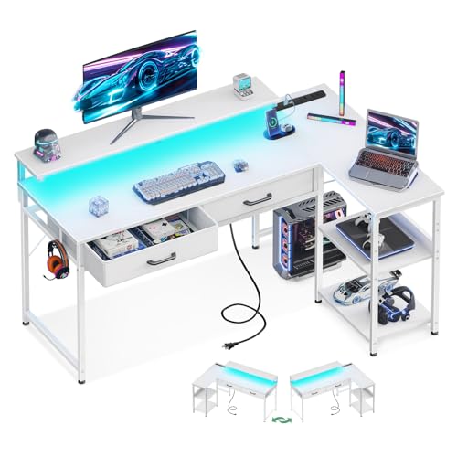 ゲーミングデスク 120cm LED付き　デスク　パソコン Amazon | LEDゲーミングデスク「メーカー一年保証」幅120 cm