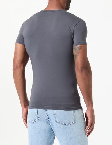 Emporio Armani T-Shirt für Herren, Schwarz/Magnet, Small – Ansicht 4