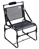 Rio Gear 12' Seat Height Compact Traveler Folding Chair with Strap Arms - Medium
