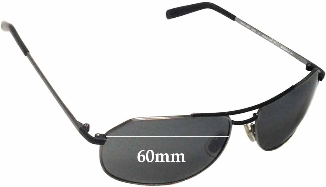 Sunglass Fix Replacement Sunglass Lenses Compatible with Morgenthal Frederics Stealth 60 60mm