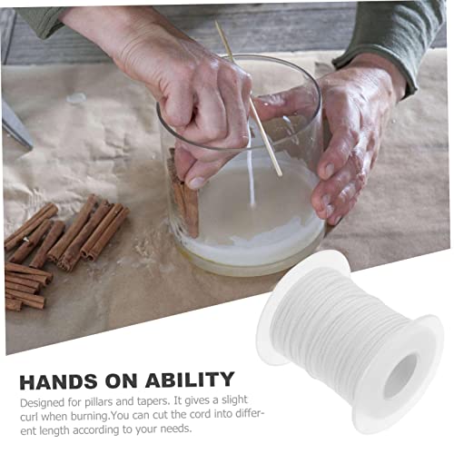 Rollos de mecha para velas de algodón para manualidades miniatura 6