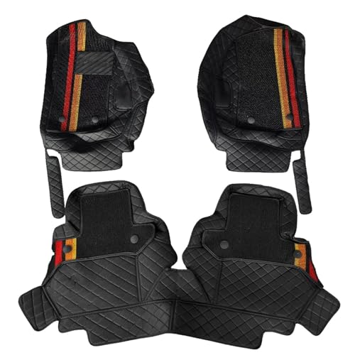 Tapis de sol de voiture haut de gamme finition sur mesure pour Wrangler JL 2017-2025