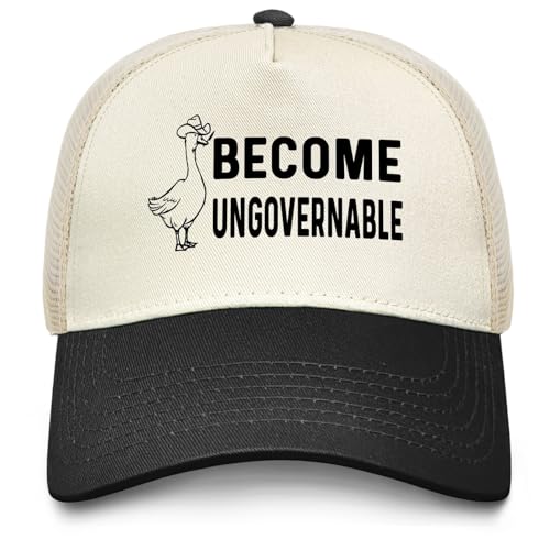 Image of Funny Goose Hat Silly Goose On The Loose Hat Men Baseball Hats Funny Cap