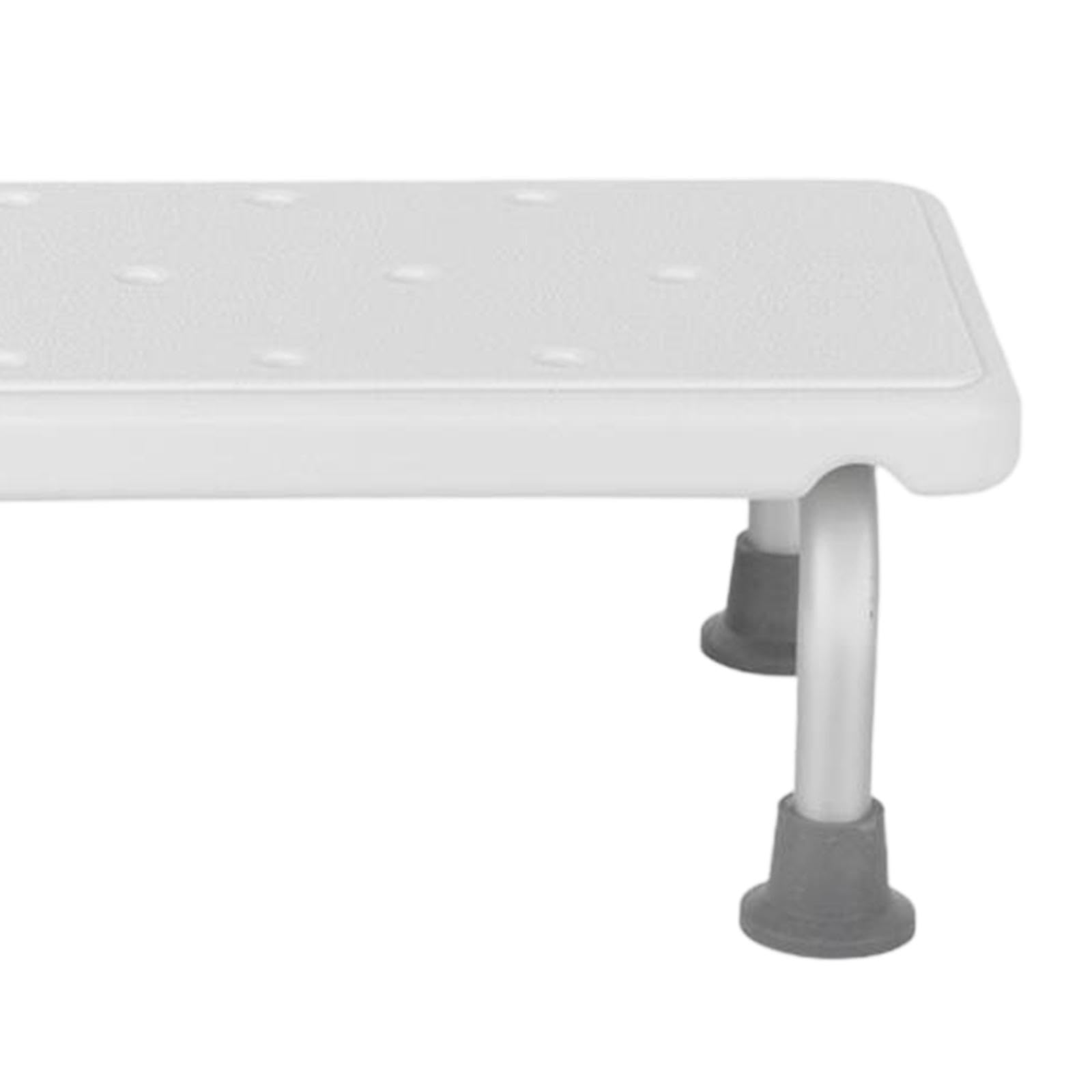 Duschhocker Aluminium Badezimmerhocker Rutschfester Badhocker Duschstuhl mit Ergonomischer Sitzfläche Und Anti-rutsch-füßen für Senioren Damen