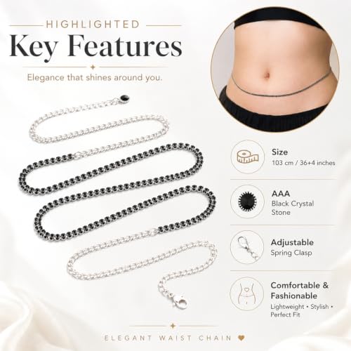 Image of VAMA FASHIONS Sexy Stone Hip Belly Chain Saree Waist belt karddhani vaddanam Bikni Kamarbandh Body Kamarchain Kamarband for women Girls