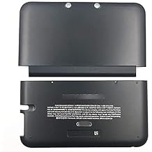 Replacement Front Back Faceplate Plates Upper & Bottom Battery Housing Shell Case Cover for 3DS XL / 3DS LL Game Console - Black