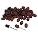 Nail Sanding Drill Bit,120# Grit Nail Art Sanding Caps Manicure Polishing Grinding Bands Nail Drill Bits Set Grinding Head Polisher