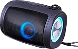 Bluetooth 5.3 Technologie: Dieser hochwertige bluetooth speaker verwendet die neueste Bluetooth 5.3 Technologie für eine stabilere Verbindung und eine schnellere Übertragungsrate. Ideal für jede Art von Musik.