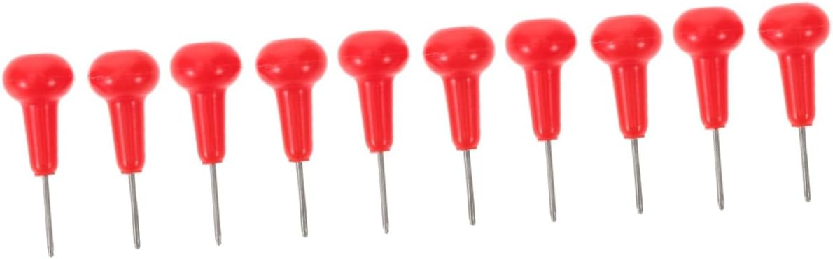 KOMBIUDA 10pcs Braille Writing Pen for Blind Plastic Braille Stylus for Learning and Writing for Visually Impaired Adults Convenient Portable Design