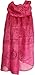 Indian Om Mantra Hand Block Printed Scarf Prayer Shawl (pink)