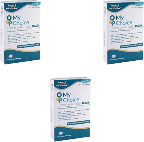 Ohm My Choice Emergency Contraceptive Pill. A Safe and Effective Way to Lower Your Chances to get Pregnant After unprotected Sex. Active Ingredient Levonorgestrel Tablet 1.5mg (1 Count (Pack of 3))