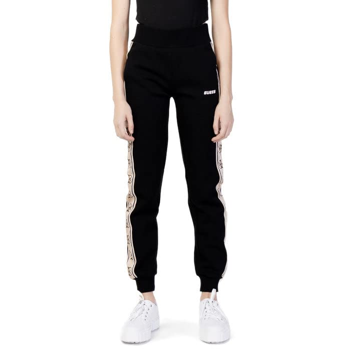GUESS Pantalon Sportwear à Bande Logo Jeans - Femme