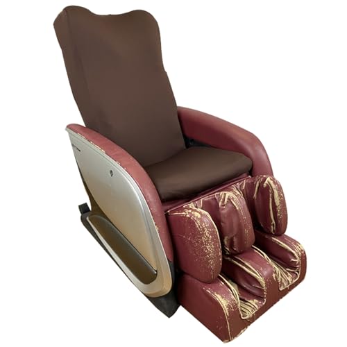 Funda de silla de masaje FBKPHSS elástica y resistente para protección upper body marrón 2