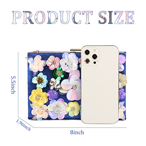 Jywmsc Donna Borsa Sera Fiore Pochette Nozze