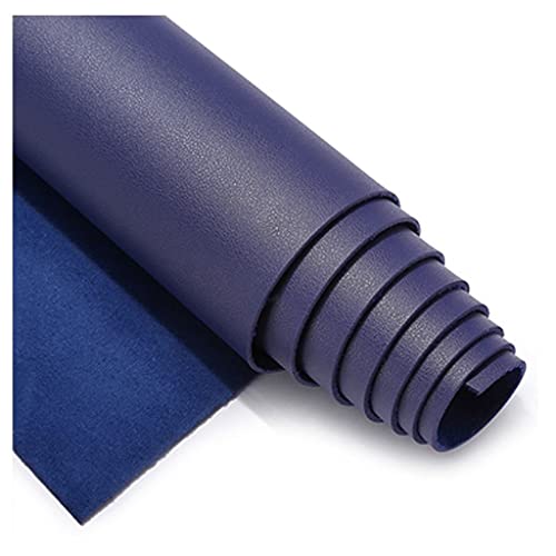 Tissu similicuir bleu foncé texturé pour rénover votre canapé de salon de style moderne