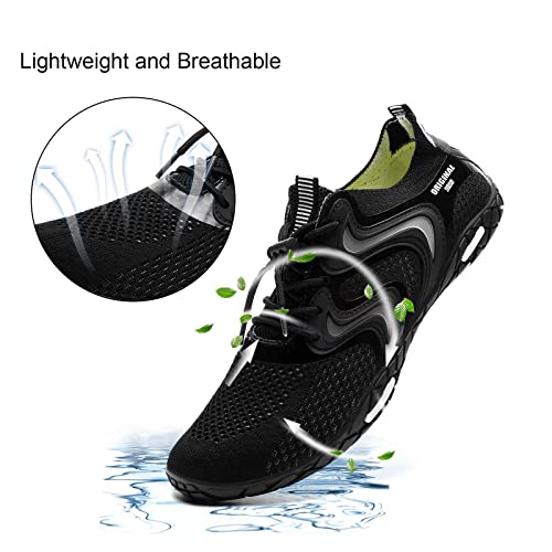 Image of YALOX Water Shoes Men's Women's Swim Shoes Outdoor Beach Barefoot Quick-Dry Aqua Pool Socks Swimming Yoga Surfing Exercise