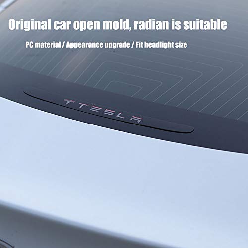 CARFUN Tesla Model 3 Car High Brake Light Stickers Rear Stop Brake Lamp Light Decals Cover Stickers CARFUN Tesla Model 3 Car High Brake Light Stickers Rear Stop Brake Lamp Light Decals Cover Stickers
