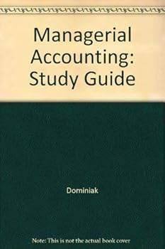 Paperback Study Guide, Managerial Accounting Book