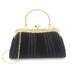 Evening Bag Clutch Purses for Women, Sparkly Evening Bag Crossbody Shoulder Handbag for Party/Prom/Wedding/Formal