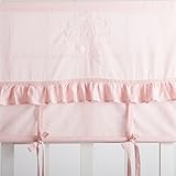  www.mylovelyhomeshop.de Mathilde Muschel Rosa Bestickt Raffgardine ca. 140cm Breite x120cm Länge Gardine Raffrollo Landhaus Shabby Chic Vintage Franske Leinenoptik Ornament Rüsche Volant